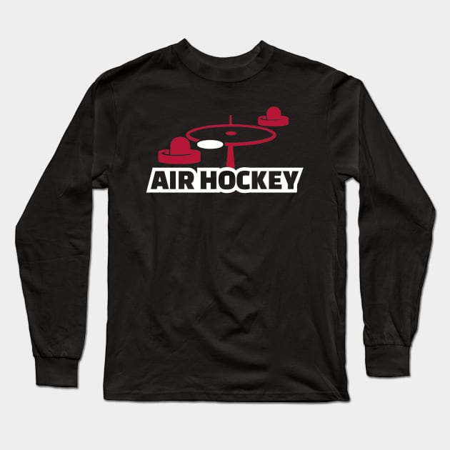 Air Hockey Long Sleeve T-Shirt by Designzz